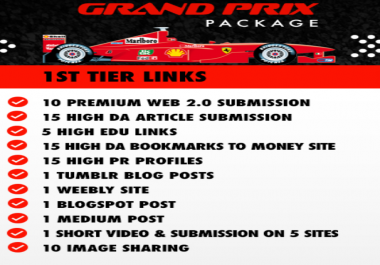 Formula1 Link Building - Grand Prix Package