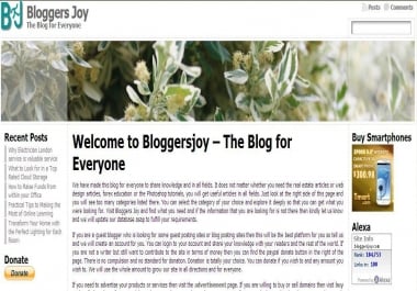 I can write an article or webpage