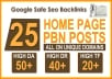 Build 25 High PA DA TF CF HomePage PBN Backlinks - Do...